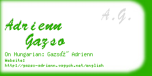 adrienn gazso business card